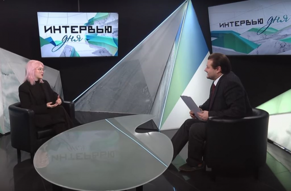 Студентка Барнаульского кооперативного техникума дала интервью телеканалу «Катунь 24»